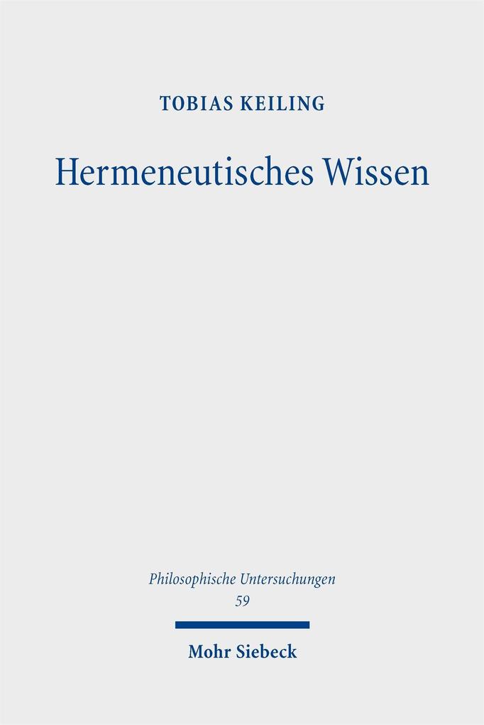 Hermeneutisches Wissen