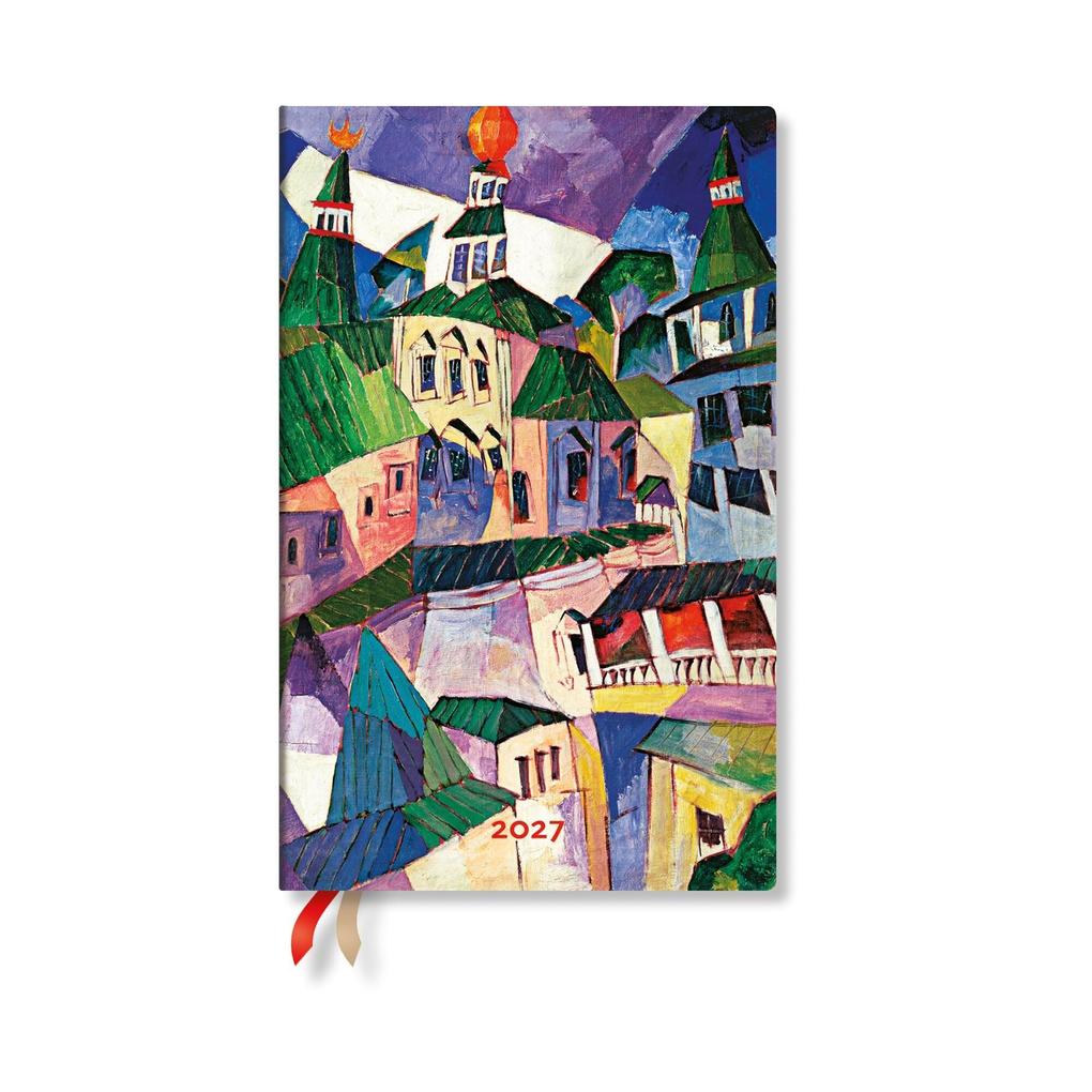 2027 St. Petersburg Maxi Horizontal Softcover 12-Month Weekly Planner 176pg 100gsm by Paperblanks (Lentulov's Cityscapes)