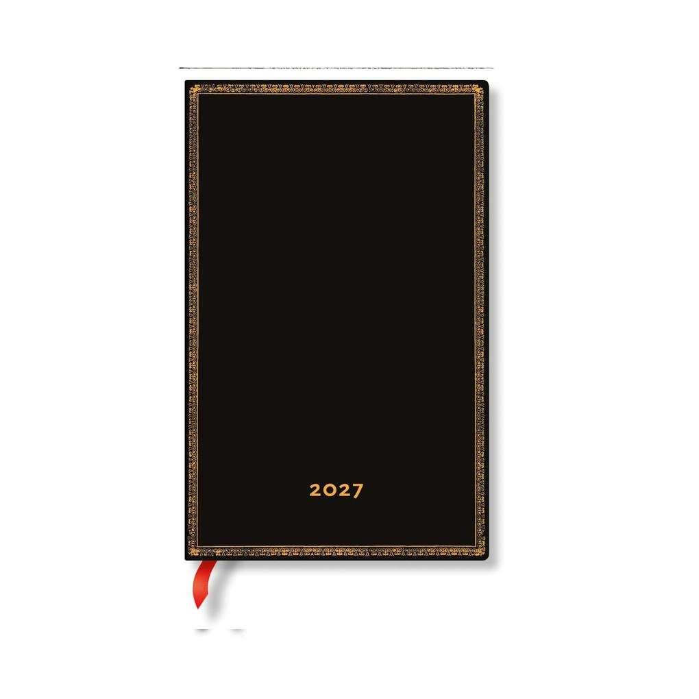 2027 Black Edition Maxi Horizontal Hardcover 12-Month Weekly Planner 160pg 100gsm by Paperblanks (Black Edition)