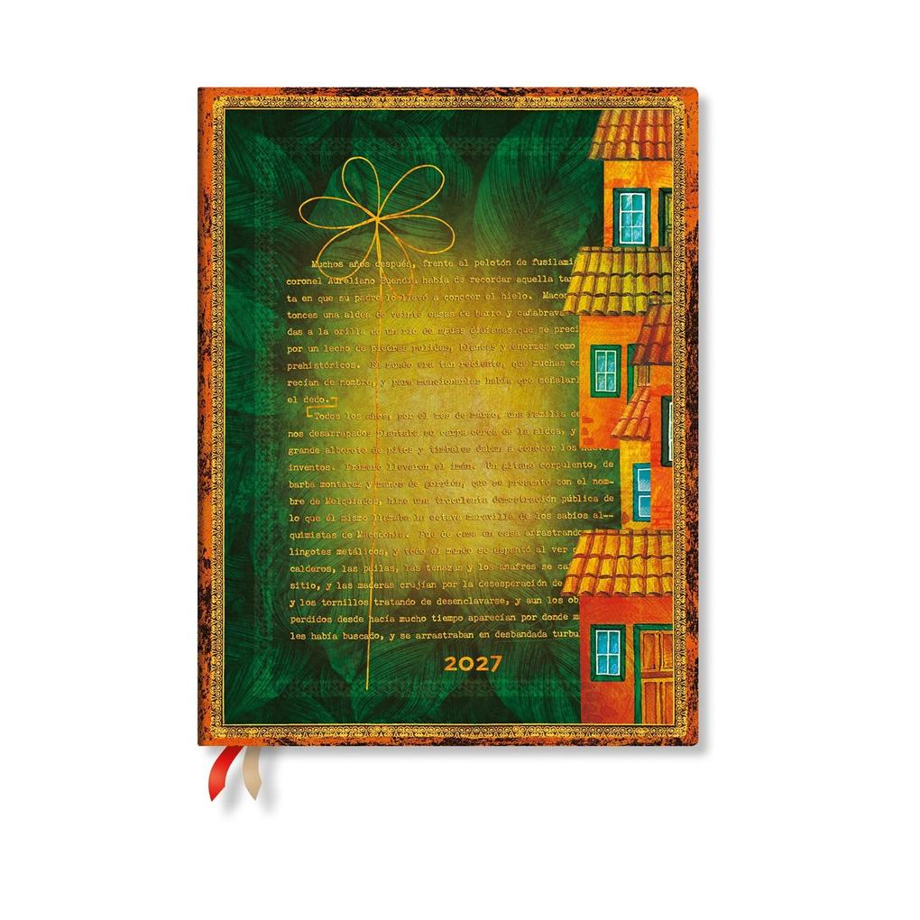 2027 Garcia Marquez One Hundred Years of Solitude Ultra Hardcover 12-Month Daily Planner 416pg 80gsm by Paperblanks (Embellished Manuscripts Collection)