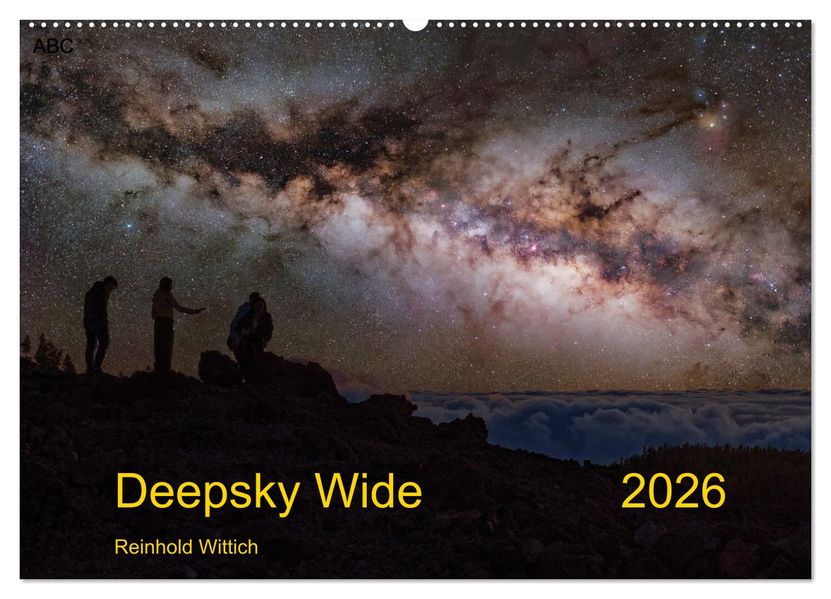Deepsky Wide (Wandkalender 2026 DIN A2 quer) CALVENDO Monatskalender