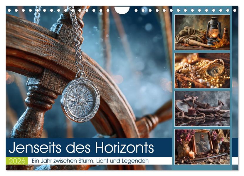 Jenseits des Horizonts (Wandkalender 2026 DIN A4 quer) CALVENDO Monatskalender