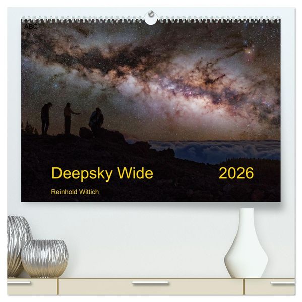 Deepsky Wide (hochwertiger Premium Wandkalender 2026 DIN A2 quer) Kunstdruck in Hochglanz
