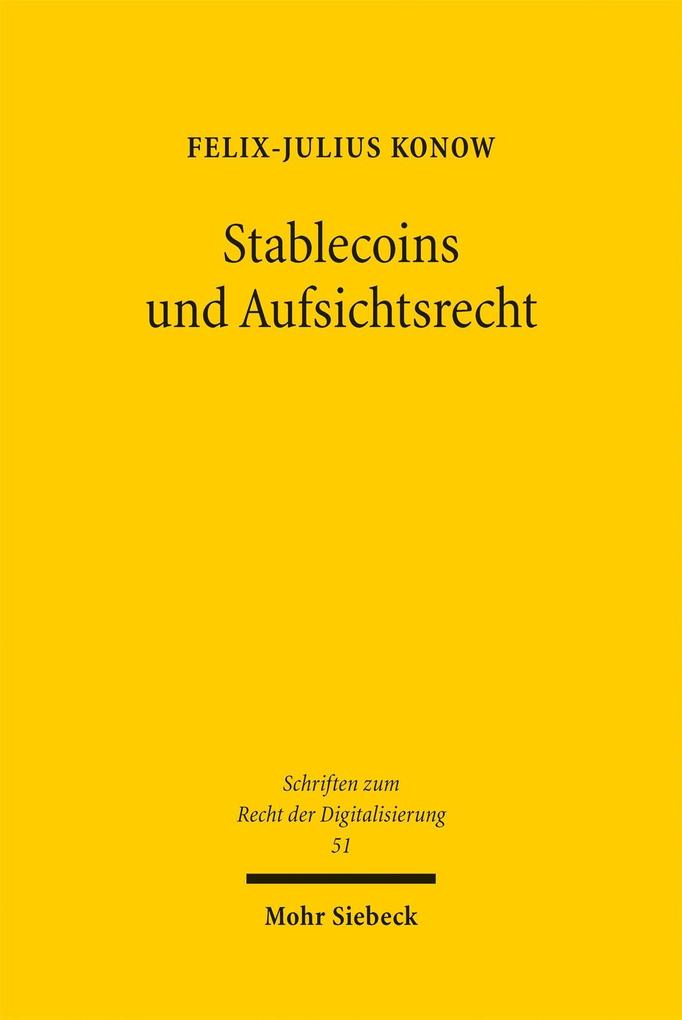 Stablecoins und Aufsichtsrecht