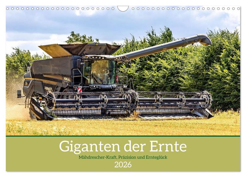 Giganten der Ernte (Wandkalender 2026 DIN A3 quer) CALVENDO Monatskalender