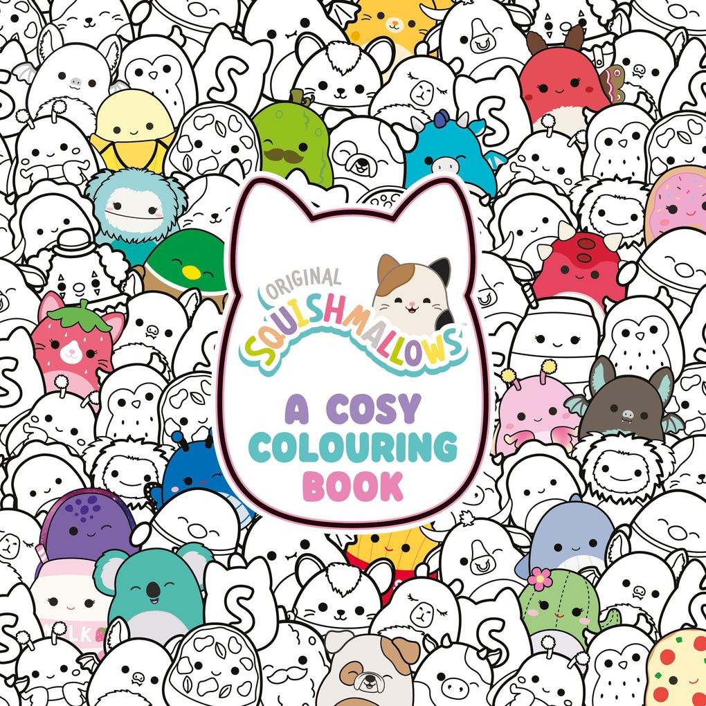 Squishmallows: A Cosy Colouring Book