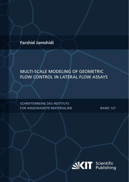 Multi-scale modeling of geometric flow control in lateral flow assays
