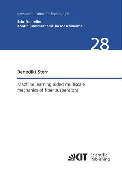 Machine learning aided multiscale mechanics of fiber suspensions