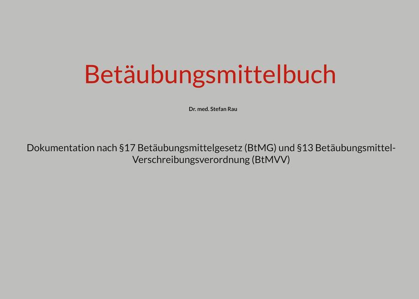 Betäubungsmittelbuch