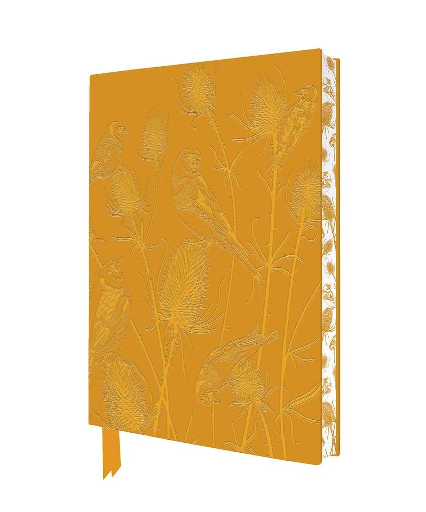 Polly Rose Morris: Gathering of Goldfinches Artisan Art Notebook (Flame Tree Journals)