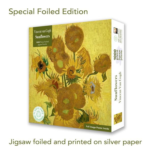 Special Edition Adult Foiled Jigsaw Puzzle Vincent Van Gogh: Sunflowers
