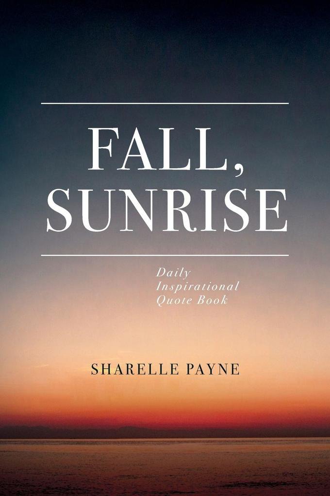Fall Sunrise