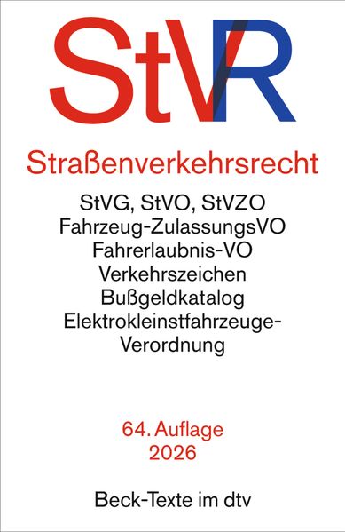 Straßenverkehrsrecht. StVR