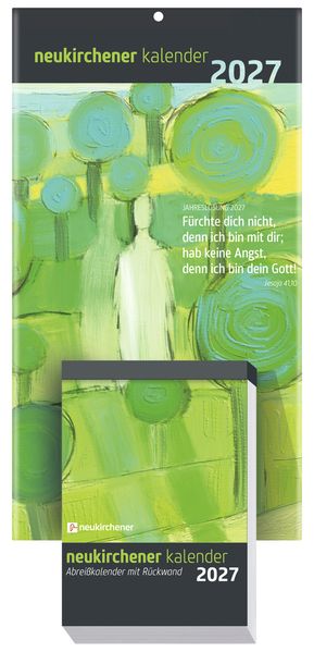 Neukirchener Kalender 2027 - Abreißkalender mit Rückwand