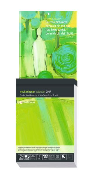 Neukirchener Kalender 2027 - Großer Abreißkalender in lesefreundlicher Schrift