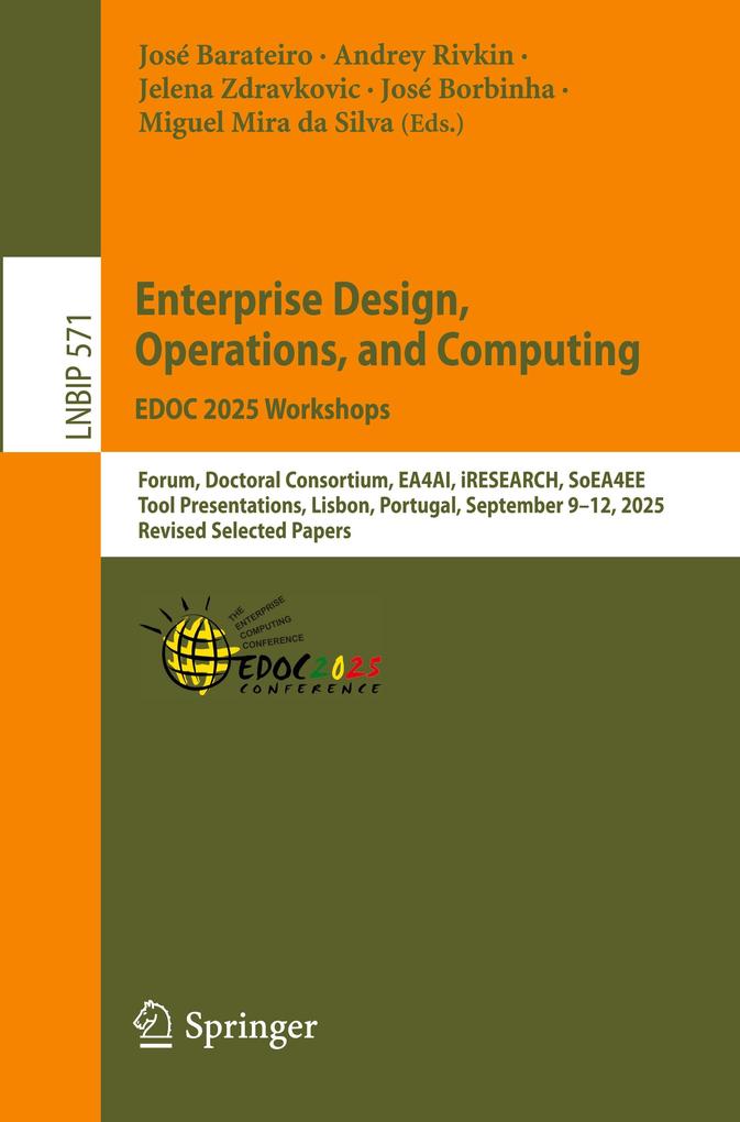 Enterprise Design Operations and Computing. EDOC 2025 Workshops