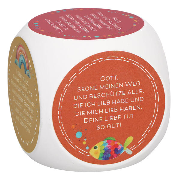 Gebetswürfel für Kinder mit Dankgebeten