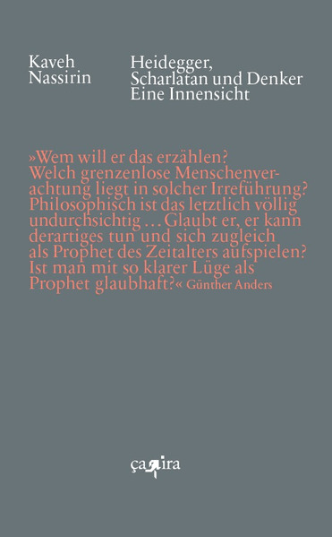 Heidegger Scharlatan und Denker