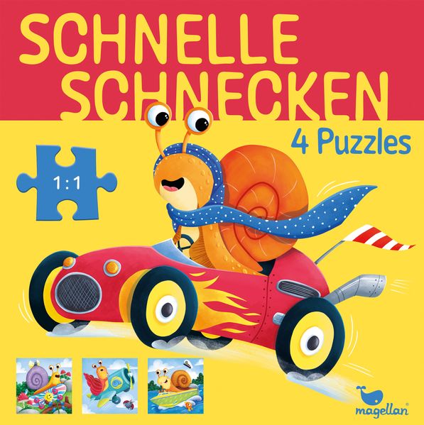 Schnelle Schnecken - 4 Puzzles