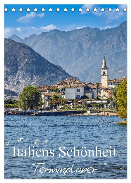 Italiens Schönheit - Terminplaner (Tischkalender 2026 DIN A5 hoch) CALVENDO Monatskalender
