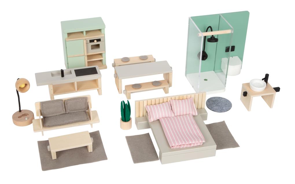 Puppenhausmöbel Set