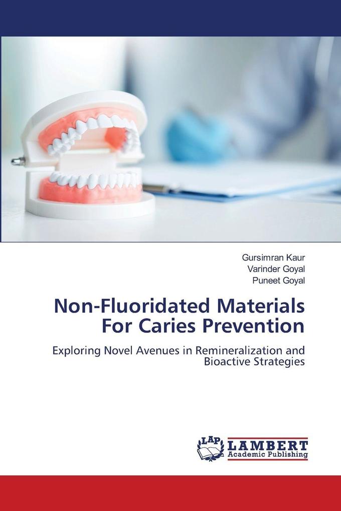 Non-Fluoridated Materials For Caries Prevention