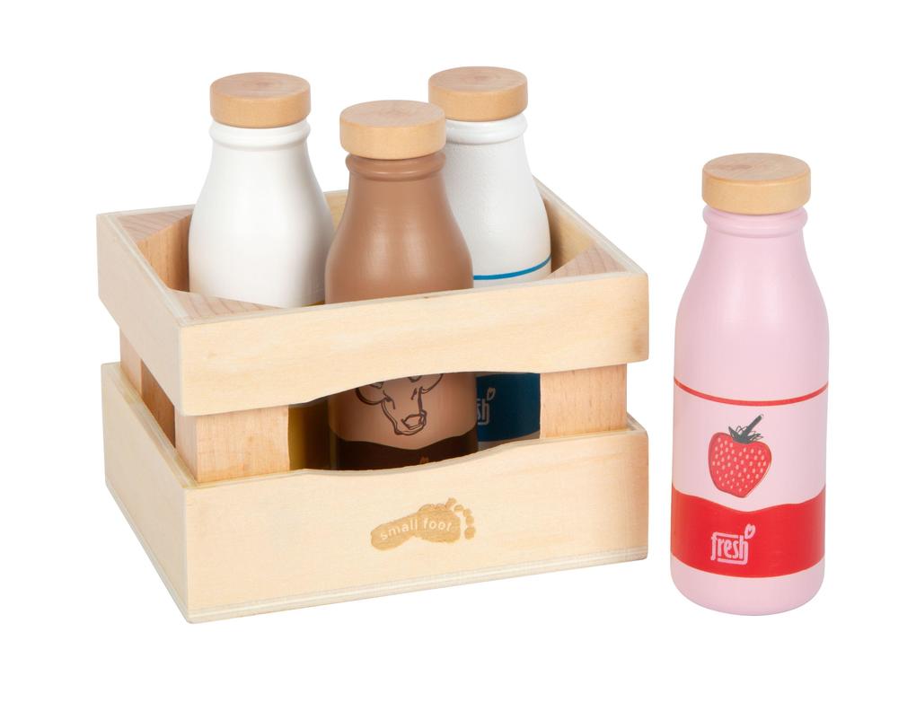 Kiste mit Milchgetränken 'fresh