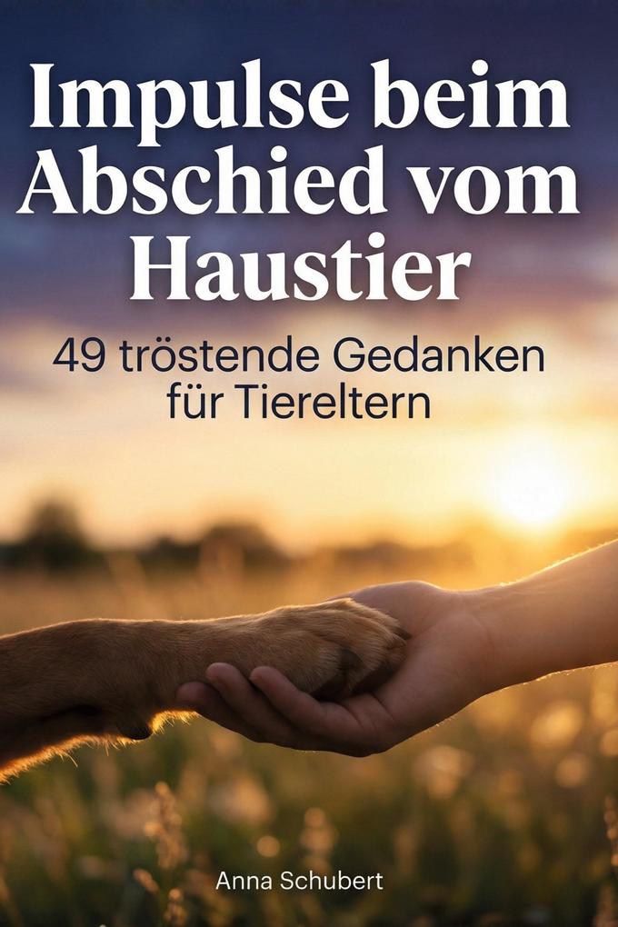 Impulse beim Abschied vom Haustier