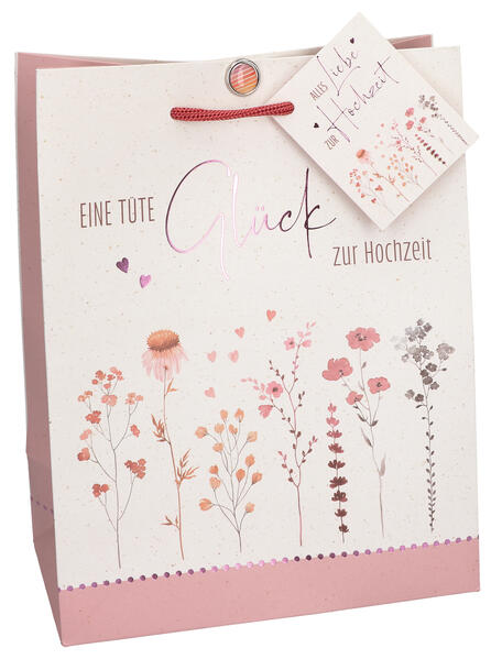Wundertüte zur Hochzeit. Liebevoll gefüllte Überraschungstüte mit kleinen Geschenkartikeln zur Trauung