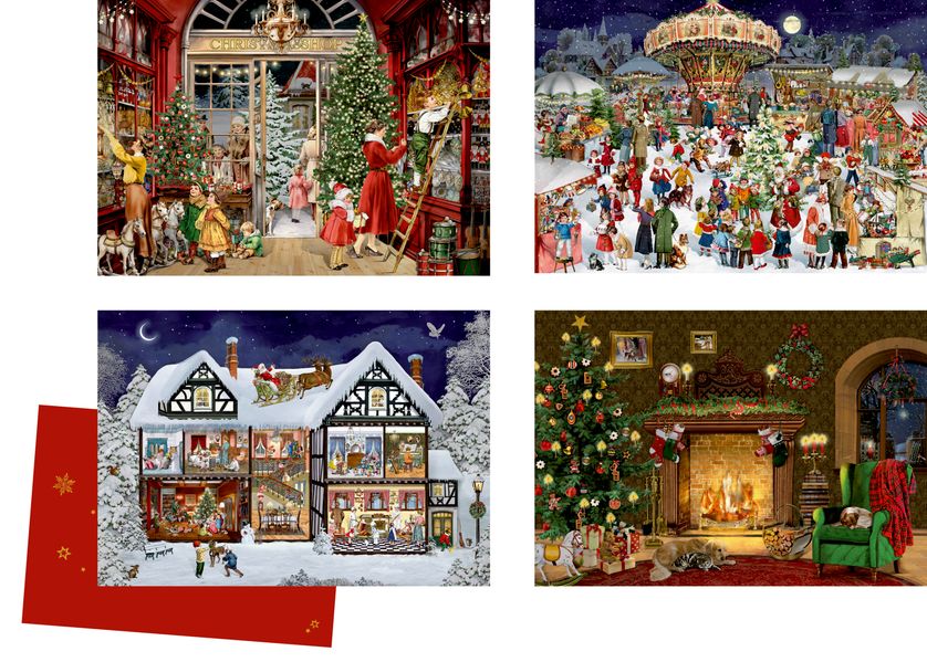 Mini-Adventskalender - Advent voll Nostalgie