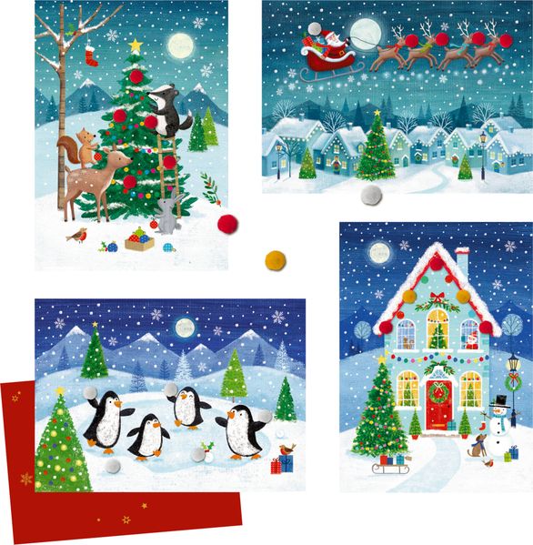 Mini-Adventskalender - Fröhlicher Advent
