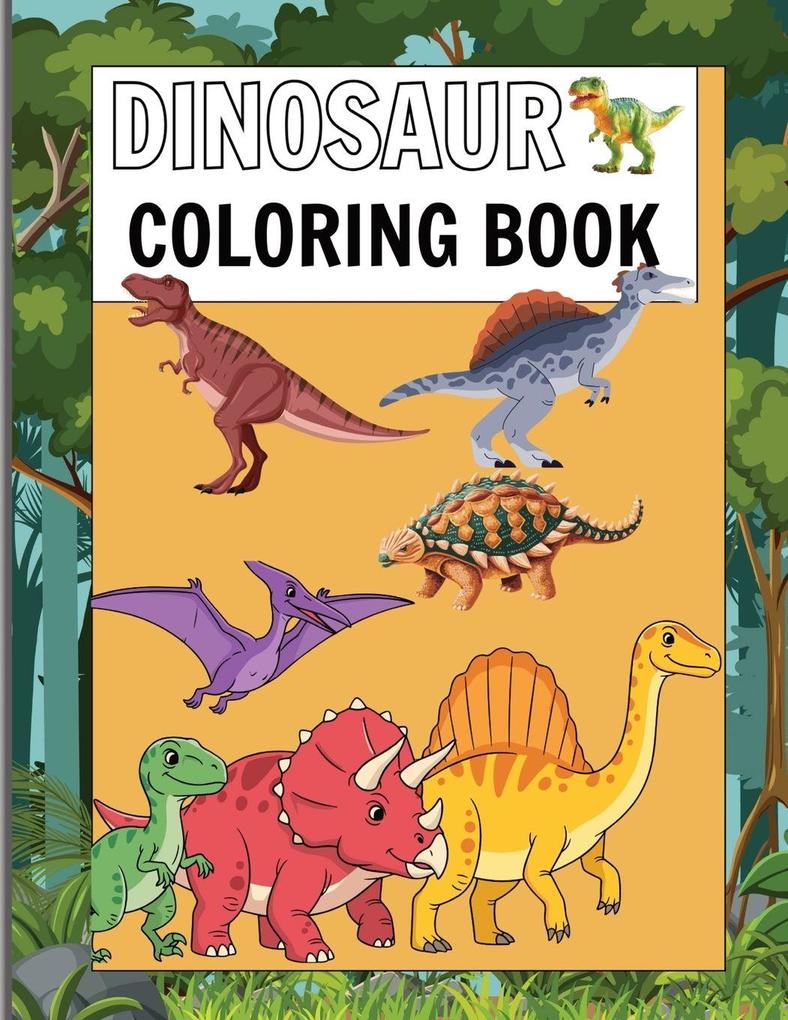 The Dinosaur Coloring Book