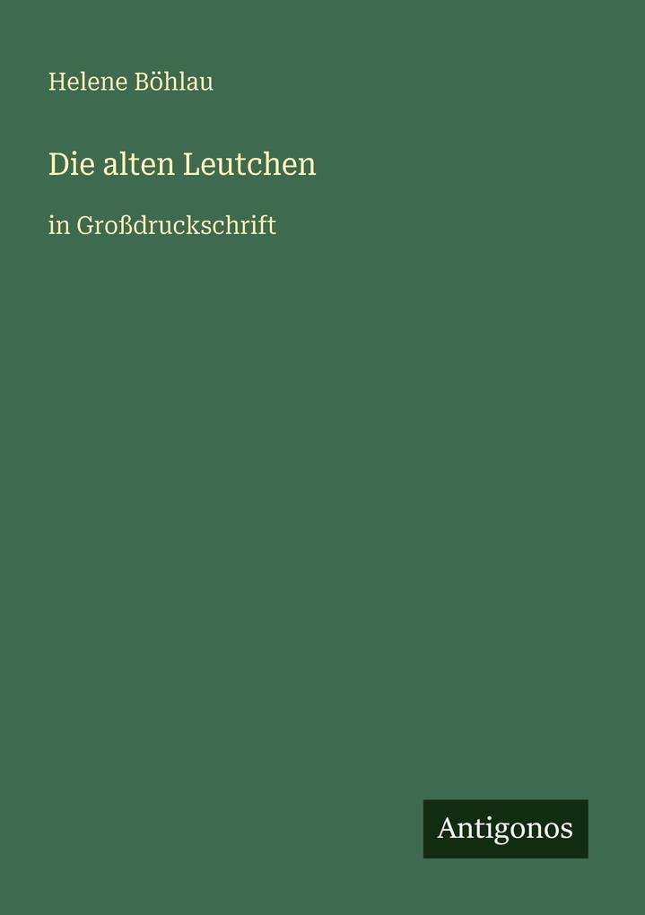 Die alten Leutchen