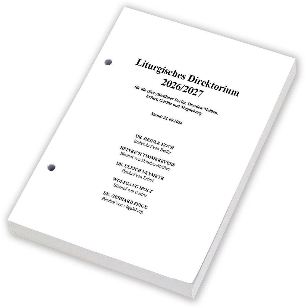 Liturgisches Direktorium 2026/2027