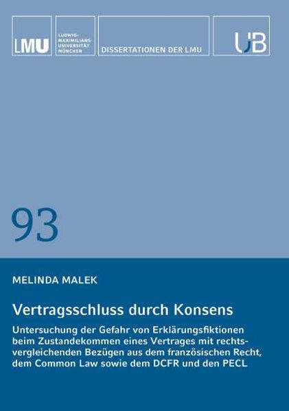 Vertragsschluss durch Konsens