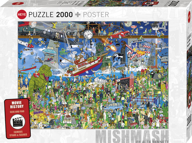 Movie History Heye Puzzle Von Alex Bennett