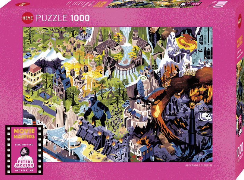 PETER JACKSON FILMS HEYE Puzzle von Alex Bennett