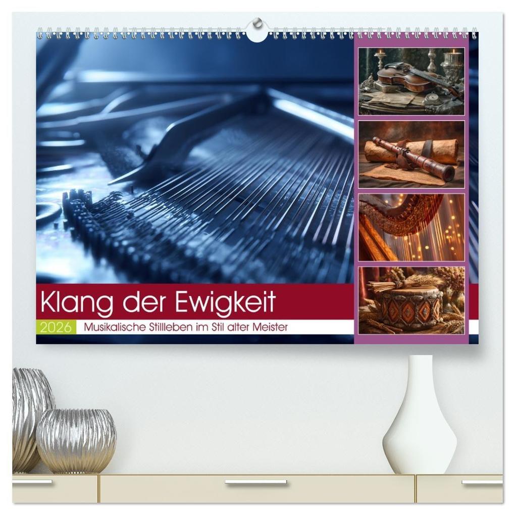 Klang der Ewigkeit (hochwertiger Premium Wandkalender 2026 DIN A2 quer) Kunstdruck in Hochglanz