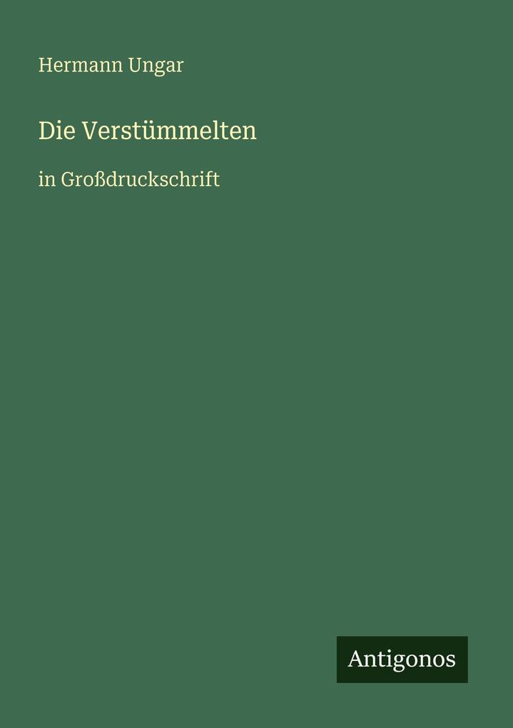 Die Verstümmelten