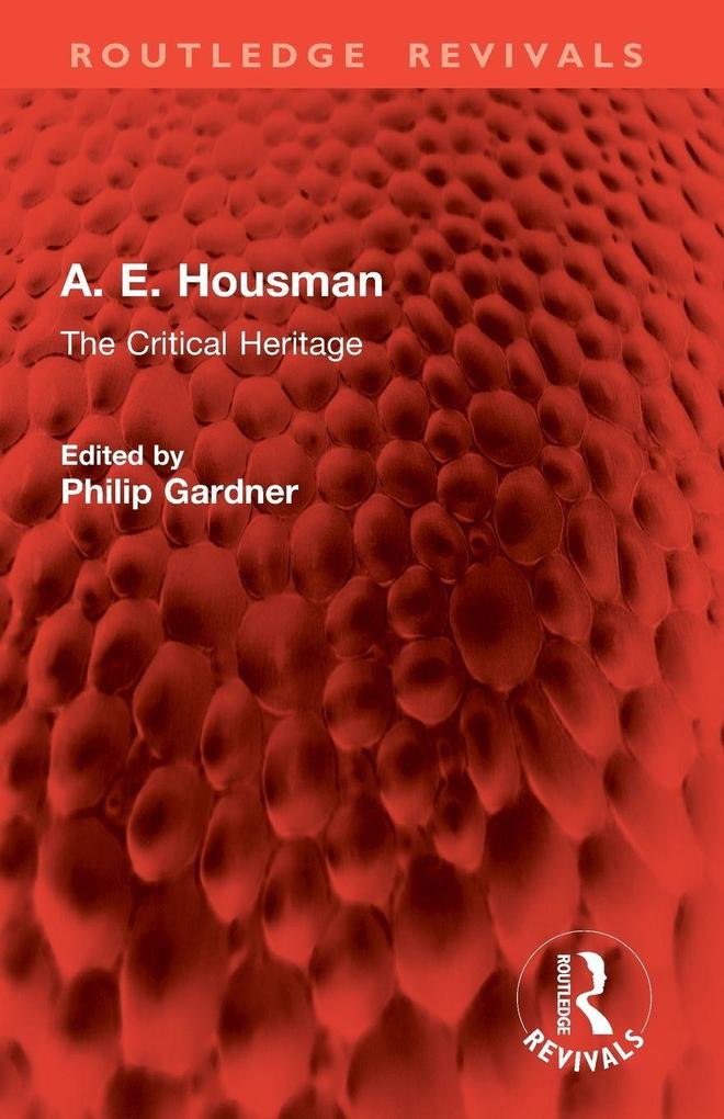 A. E. Housman