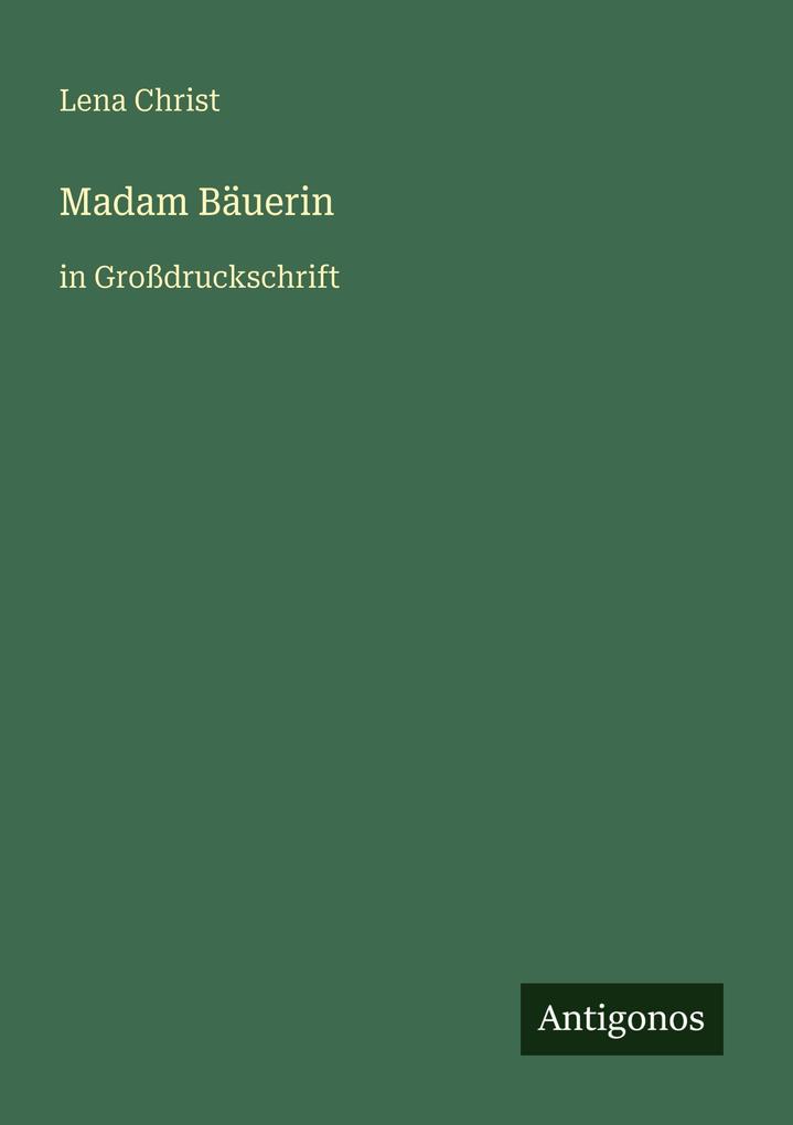 Madam Bäuerin