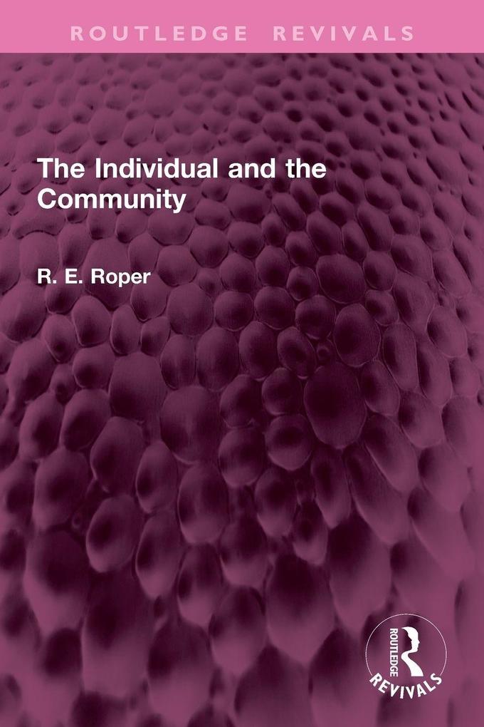 The Individual and the Community