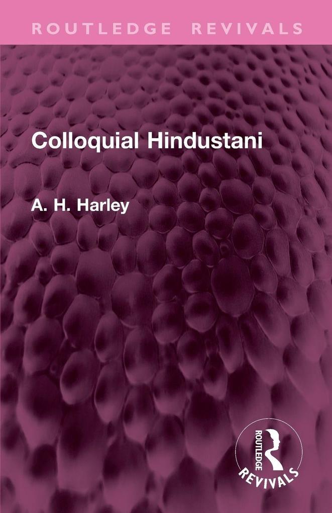 Colloquial Hindustani