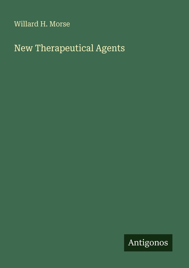 New Therapeutical Agents