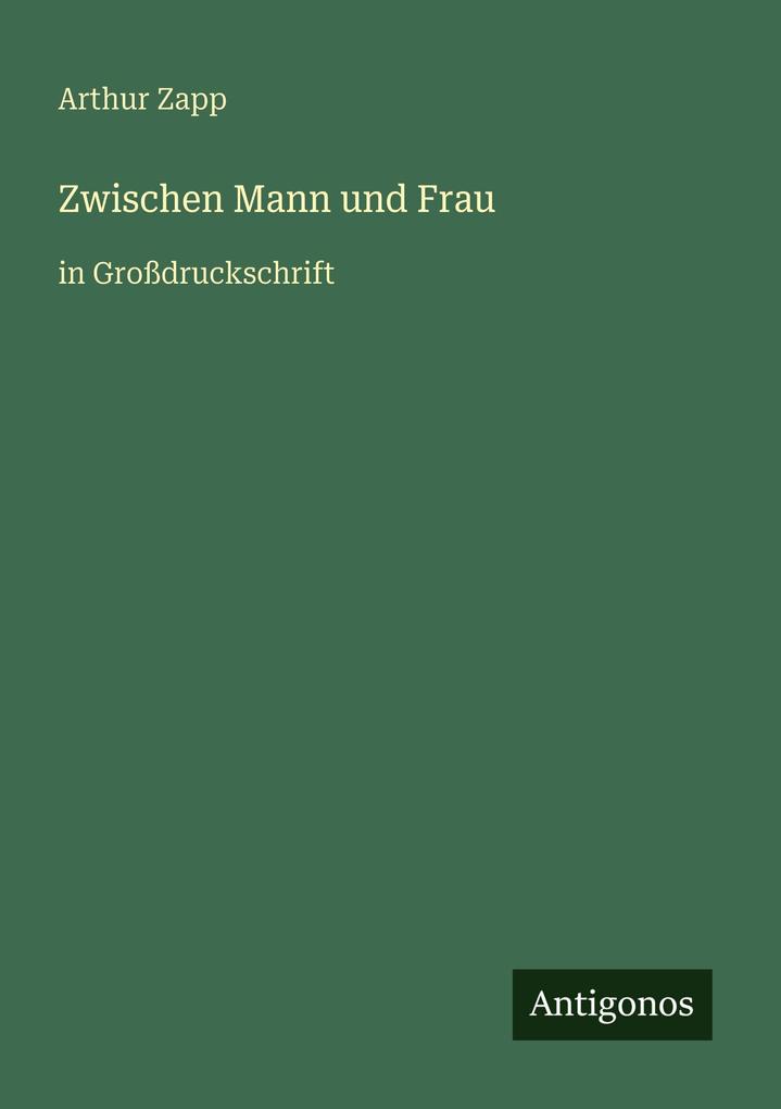 Zwischen Mann und Frau