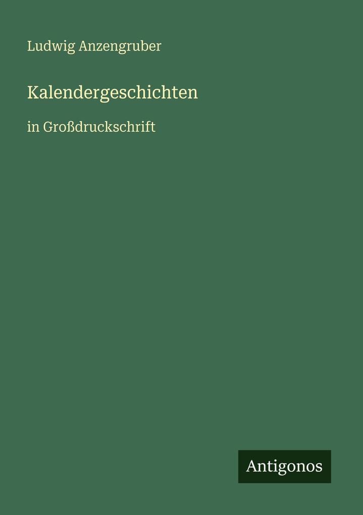 Kalendergeschichten