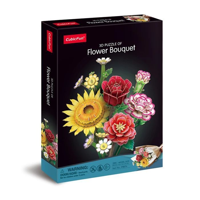 CUBICFUN - 3D Puzzle Blumenstrauss Mix 285 Teile