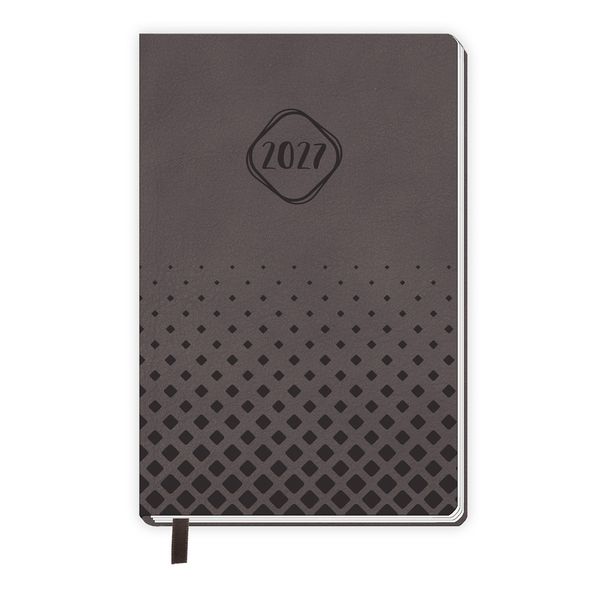 TRÖTSCH - Taschenkalender A7 Soft Touch Anthrazit 2027