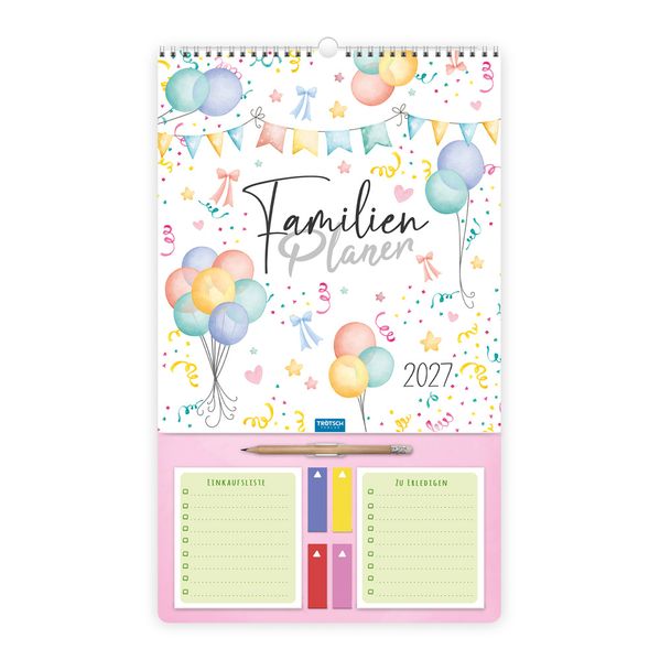 TRÖTSCH - Familienkalender Der große Familienplaner 2027