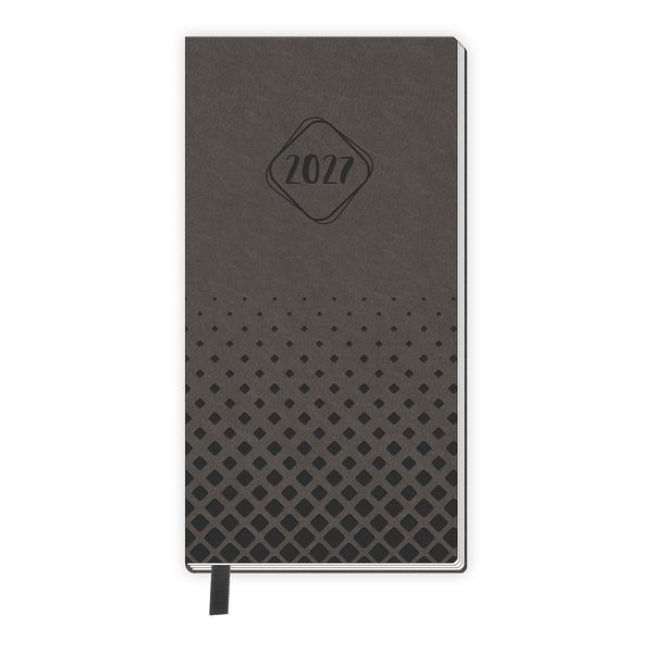 TRÖTSCH - Taschenterminer Soft Touch Anthrazit 2027